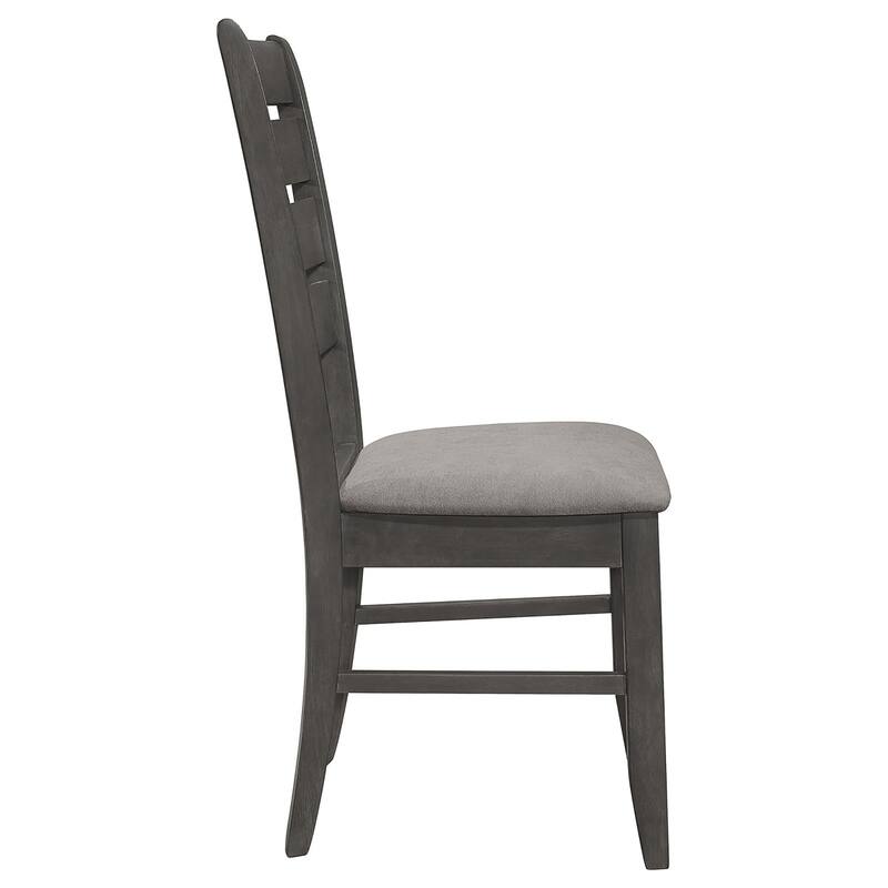 Wooden Padded Seat Side Chairs,Dining Chair (Set of 2)