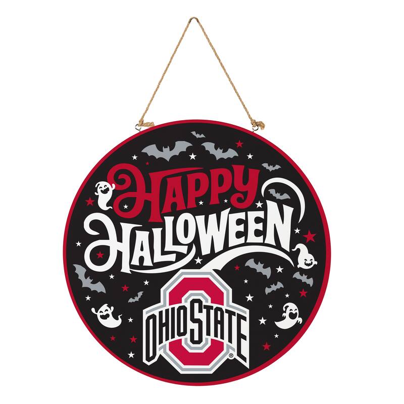 Ohio State University 18" x 18" Halloween Door Décor Wall Sign
