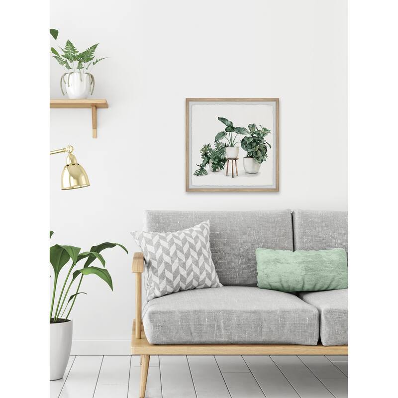 Indoor Blooming Garden Framed Wall Art, Floral Delight - A Blooming Accent for Your Living Space