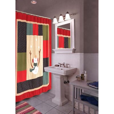 Snowball Fun Shower Curtain