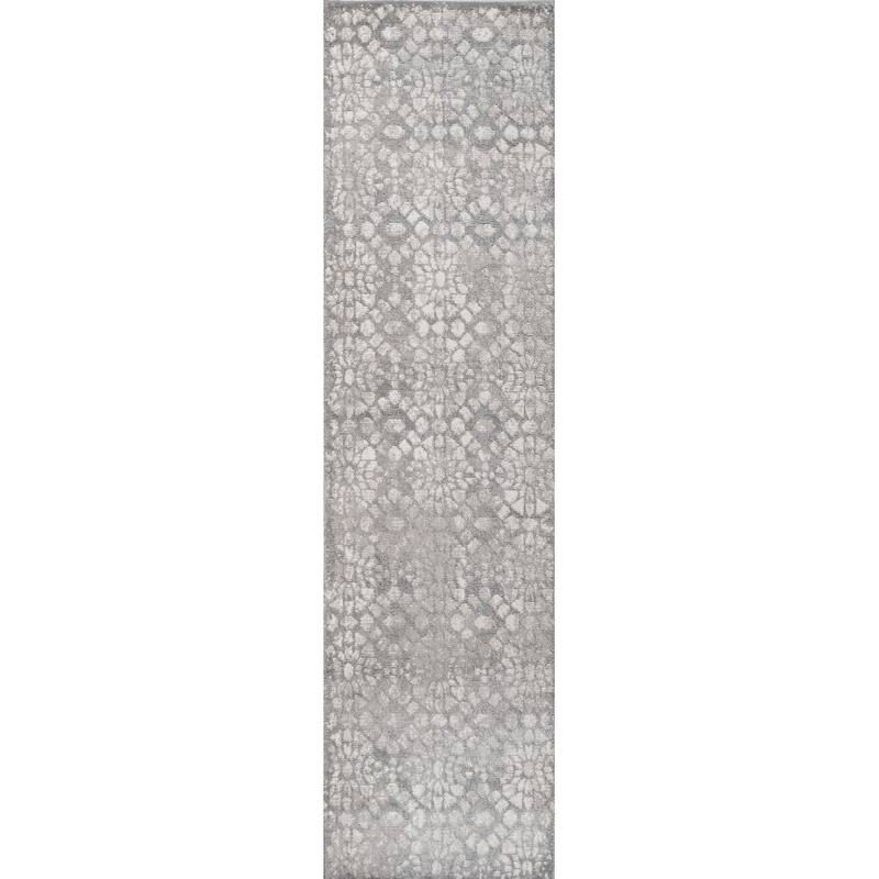JONATHAN Y Scala Ornate Geometric Tile Area Rug - 2 X 10