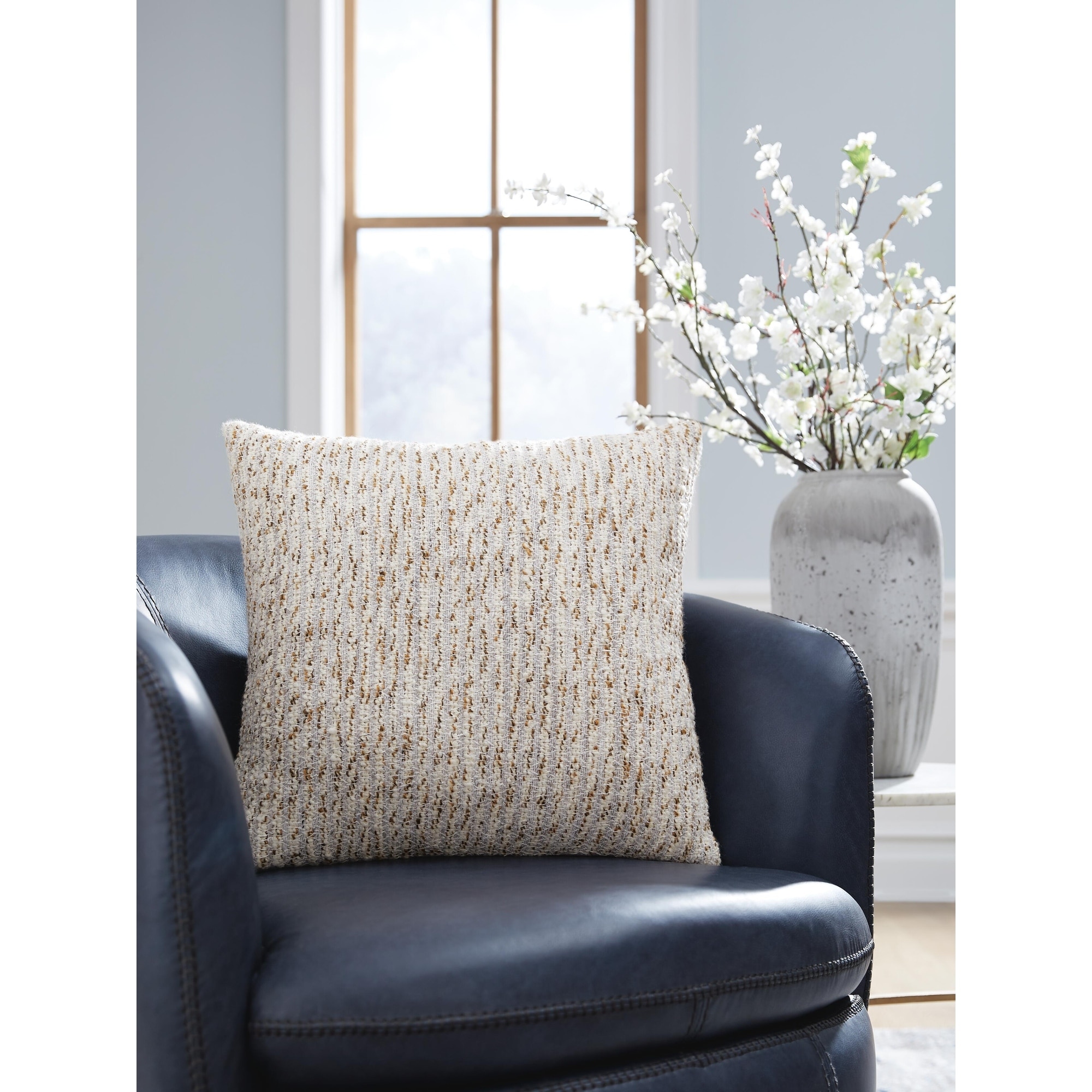Signature Design by Ashley Abler Brown/White Pillow