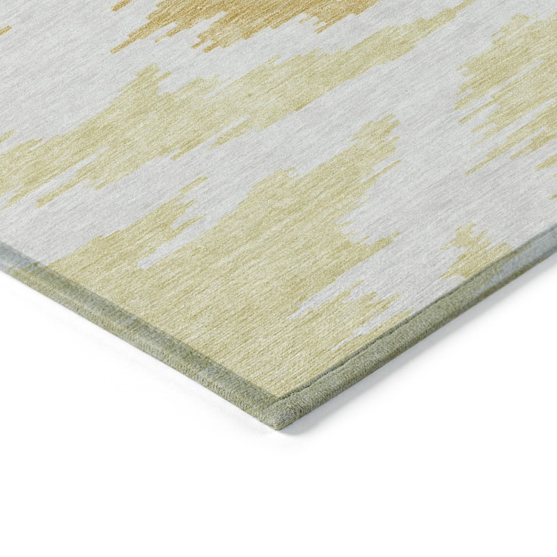 HomeRoots Abstract Transitional Rectangle Outdoor Rug