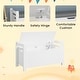 preview thumbnail 2 of 7, Kid Toy Box Chest, Large Storage Cabinet with Cushion Seat Bench/Flip-Top Lid/Safety Hinge for Nursery, Playroom, White