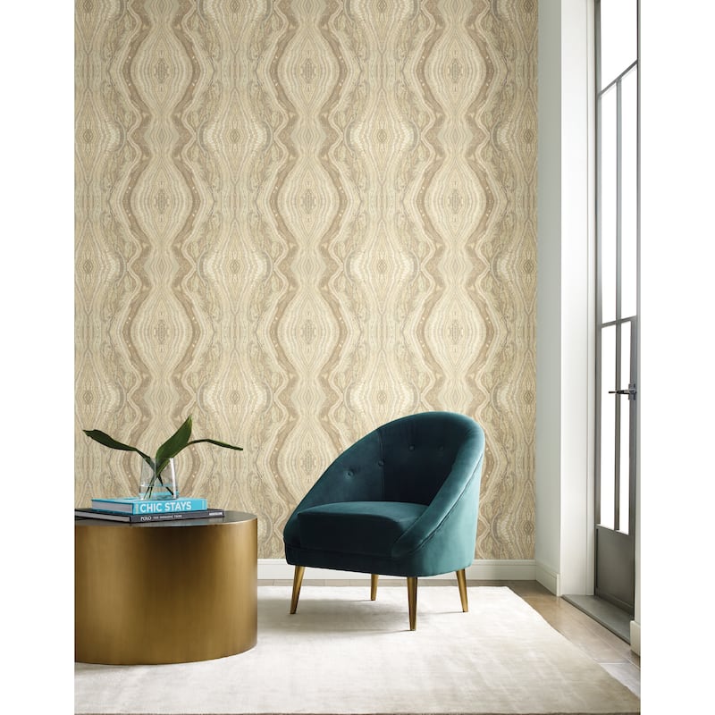 Glasgow 20' L x 27" W Kaleidoscope Peel and Stick Wallpaper
