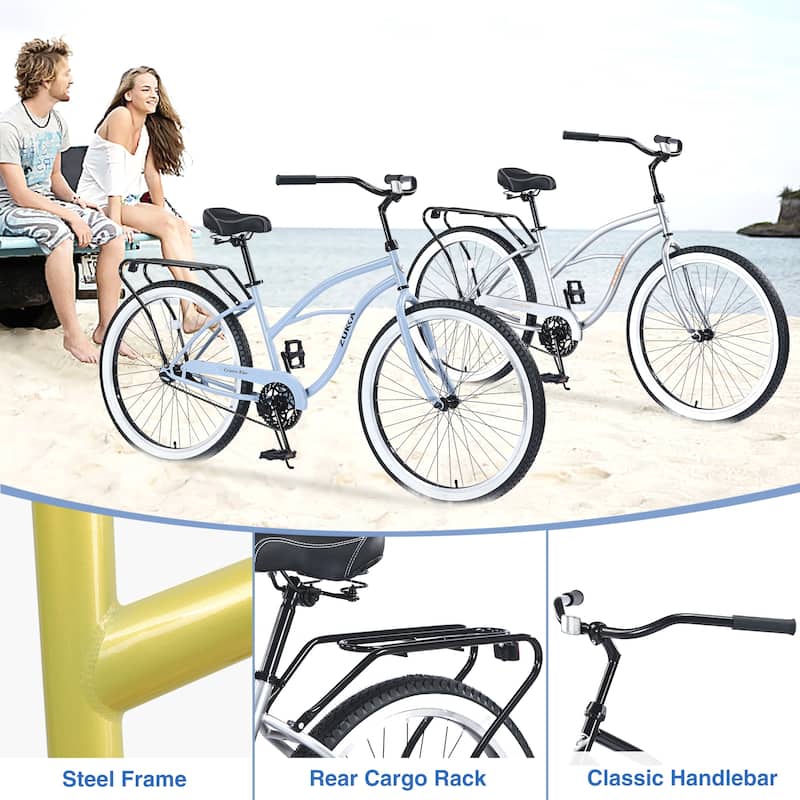 Single Speed Bicycles 26 Inch Steel Frame