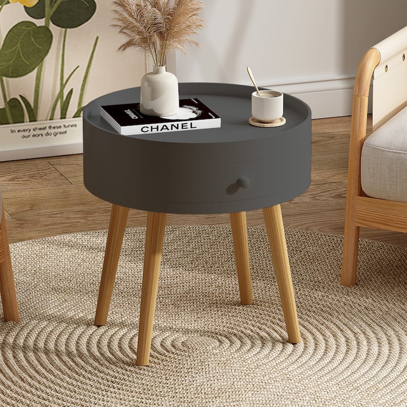 Storage Drawer Bedside Table