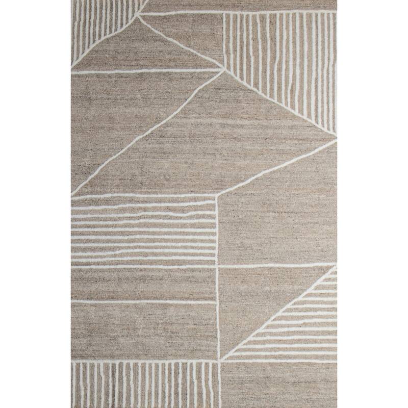 Bashian Beige Transitional Area Rug