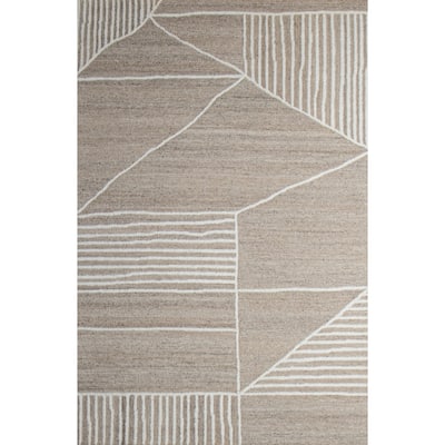 Bashian Beige Transitional Area Rug