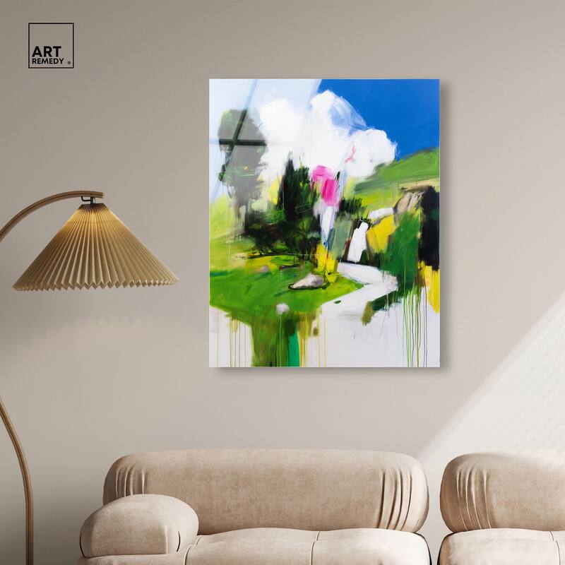 Swiss Fields Acrylic by Art Remedy, Ready to Hang