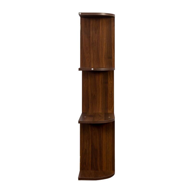 Large 3-Tier Rustic Wall-Mounted Wine Bottle Rack，Multifunctional Wooden Wine Storage Rack with Glass Holders