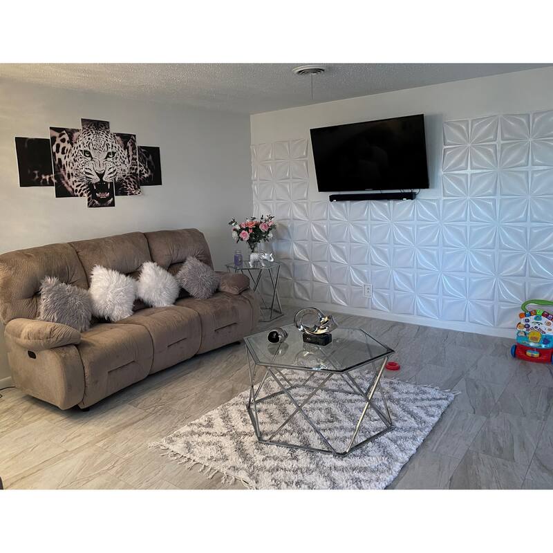 Art3d 3D Wall Panels PVC Butterfly Design (32 Sq.Ft)