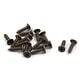 preview thumbnail 2 of 0, Furniture Triangle Shaped Vintage Style Corner Brace Bracket Bronze Tone 4pcs - Bronze Tone