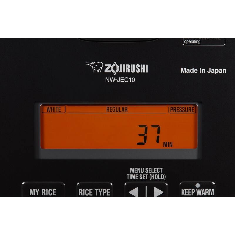 Zojirushi Pressure Induction Heating Rice Cooker and Warmer 5.5 & 10 Cup Black
