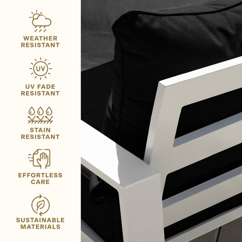 Outdoor Deep Seating Lounge Chair Cushion