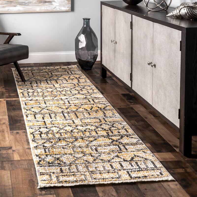 Nuloom Bedford Banded Tribal Area Rug