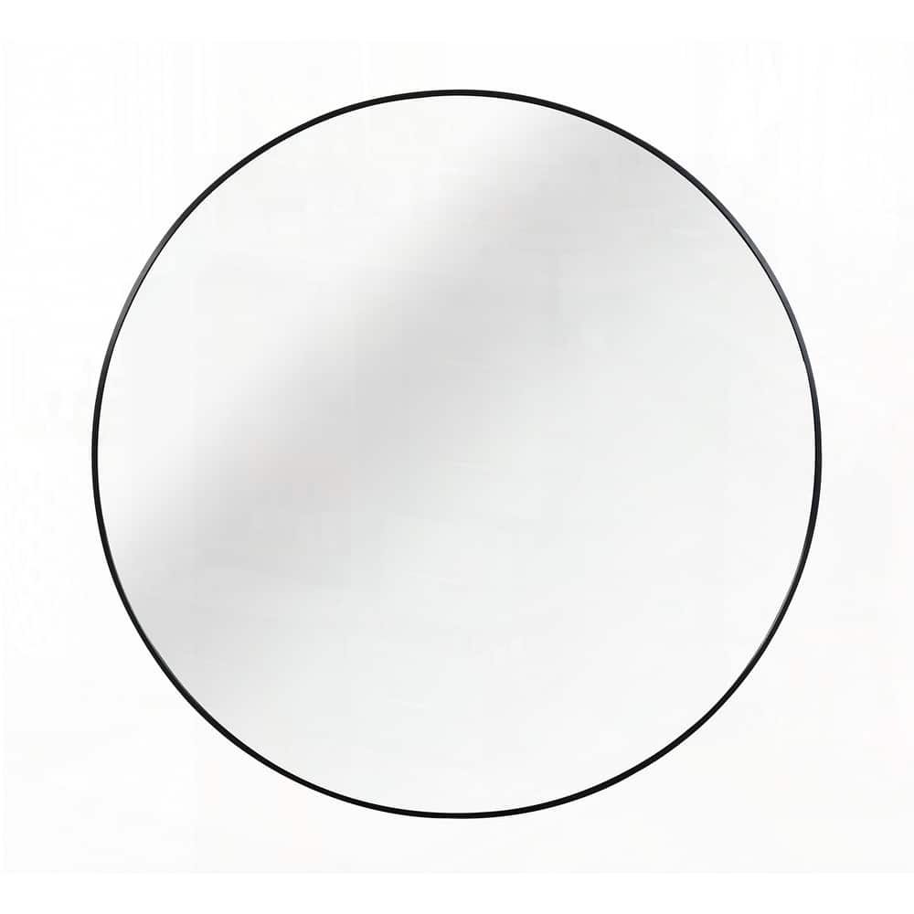 Metal Framed Round Bathrrom Mirror