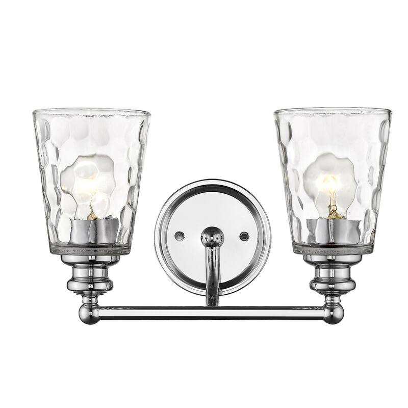Modern Transitional Hardwired Wall Light with Reversible Mount and Clear Glass Shade LED Compatible