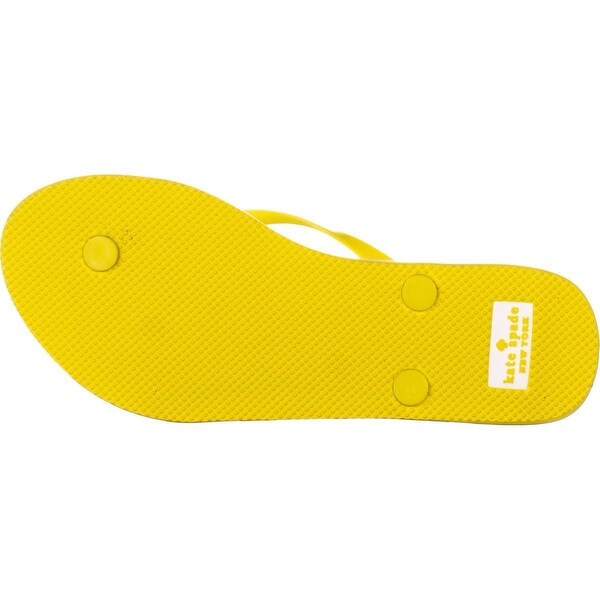 kate spade yellow flip flops