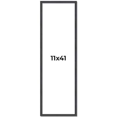11x41 Frame Brown Picture Frame - Complete Modern Photo Frame Includes