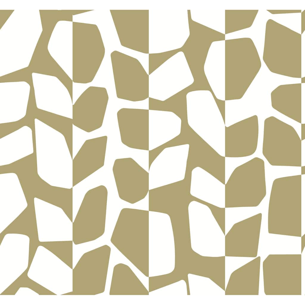 York Wallcoverings Primitive Vines Gold Metallic Wallpaper