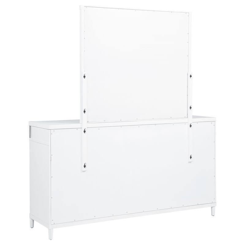 Gracemont 8-drawer Bedroom Dresser Cabinet White