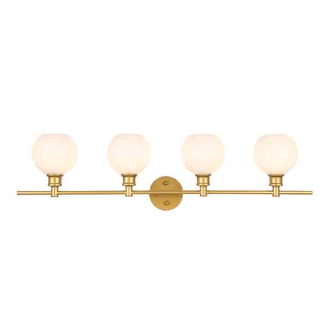 Camille 4-Light Frosted Glass Wall Sconce