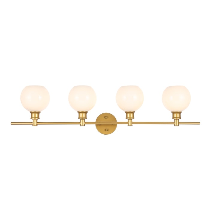 Camille 4-Light Frosted Glass Wall Sconce
