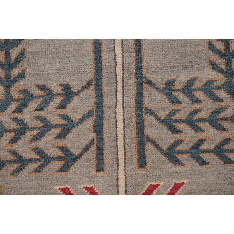 Kazak Oriental Area Rug Handmade Living Room Wool Carpet - 8'0" x 11'7"