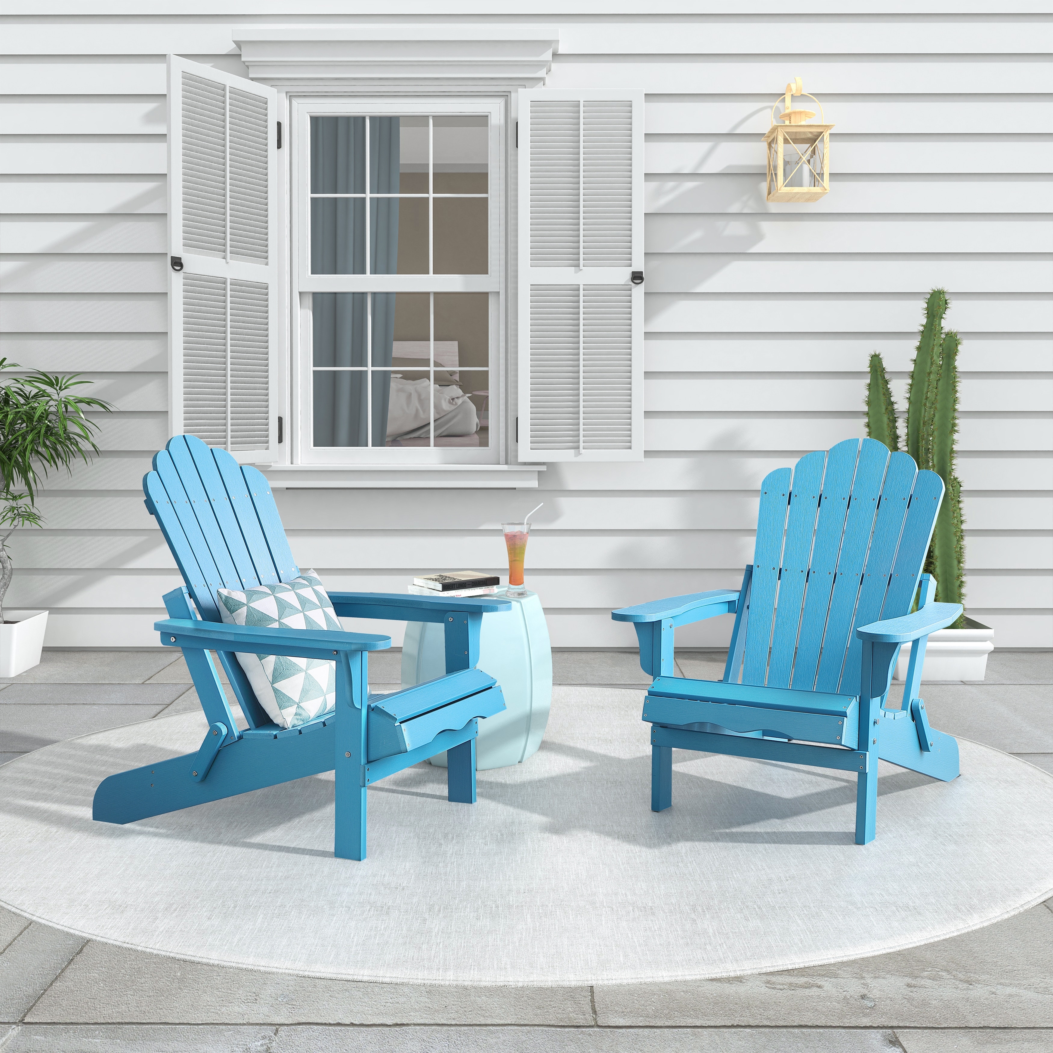 Charcoal resin sale plastic adirondack chair