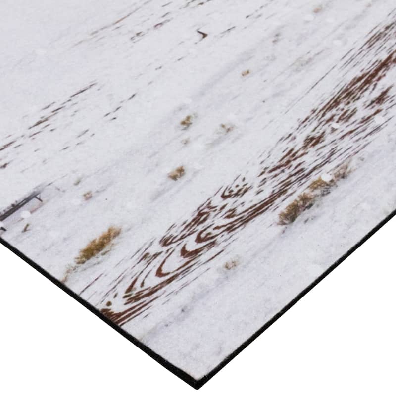 Vintage Pickup Truck Christmas Outdoor Doormat - 17.75" x 29.5"