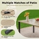 preview thumbnail 53 of 54, 11-Piece Outdoor Wicker Half-Round Furniture Set, Half-Moon Sectional Sofa Set All Weather Rattan Curved Conversation Sets