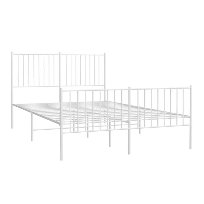vidaXL Metal Bed Frame, No Mattress