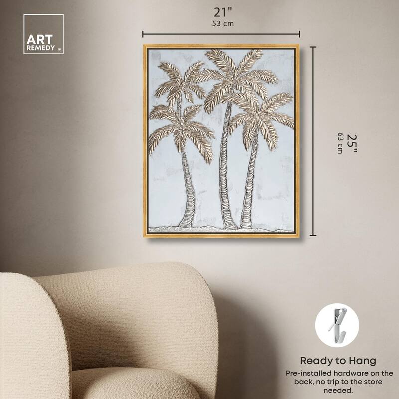 Palm Pantheon Canvas by Art Remedy