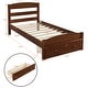 preview thumbnail 11 of 30, Platform Twin Bed Frame with Storage Drawer
