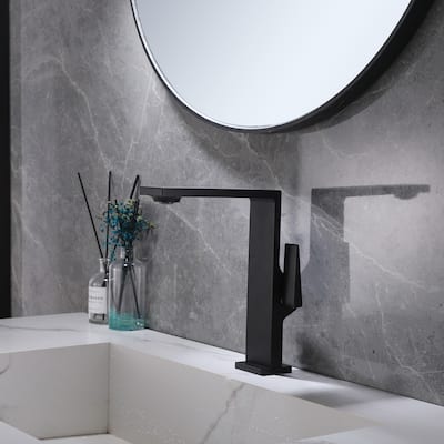 Single Handle Single Hole Deck Mounted Modern Bathroom Faucet