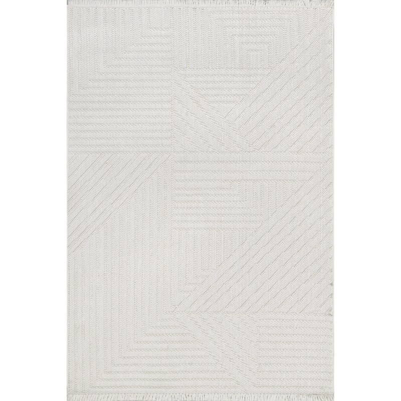 Nuloom Makena Modern Geometric High-Low Area Rug