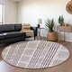 preview thumbnail 81 of 121, Premium Washable Super Soft Modern Plaid Mayfield Rug Lavender - 8' x 8'