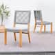 Option Natural Teak/Gray Woven Polyrope