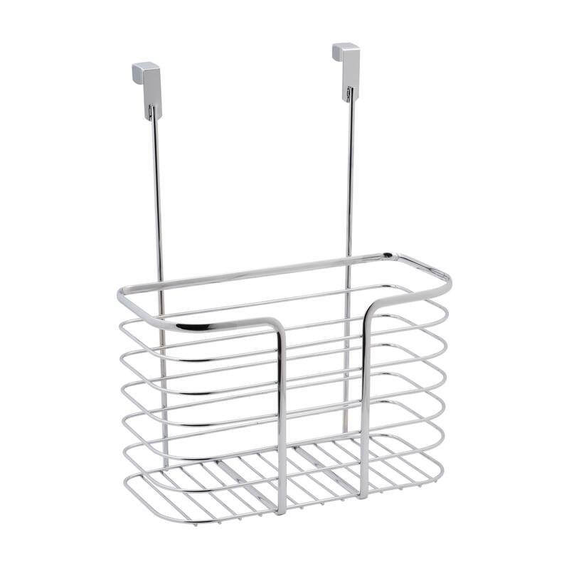 Kitchen Details Over the Cabinet Organizer in Chrome - 10.24" x 5.90" x 13.60"