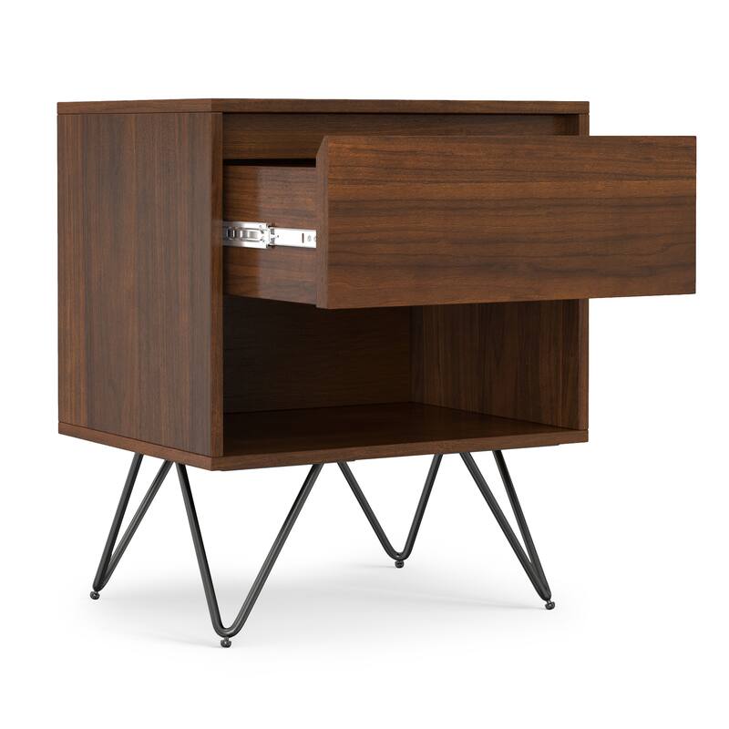 WYNDENHALL Moreno SOLID WOOD 20 inch Wide Modern Nightstand