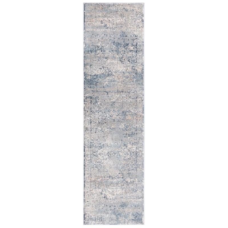 SAFAVIEH Cosmopolitan Jadvyga Vintage Abstract Rug - 2'2" x 8' Runner - Cream/Beige