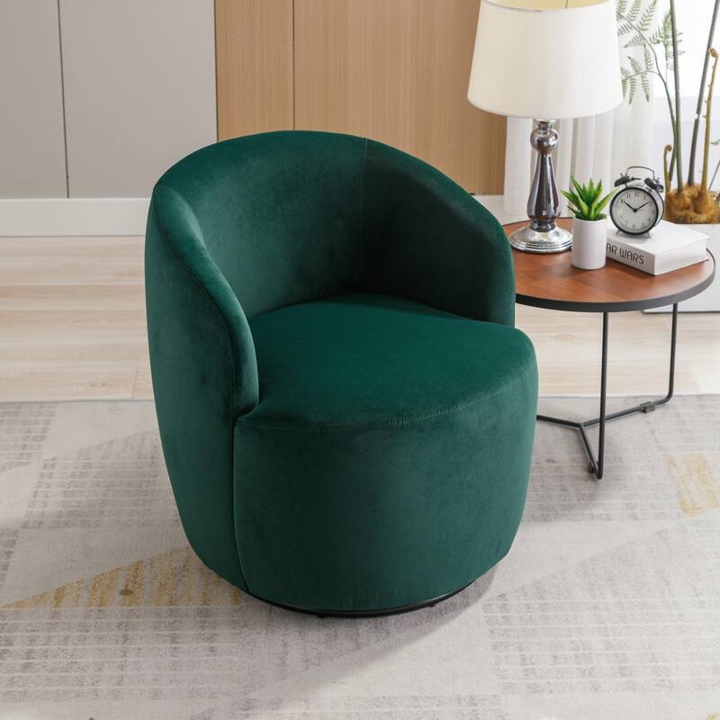 Black Powder Coated Metal Base Chair - Green