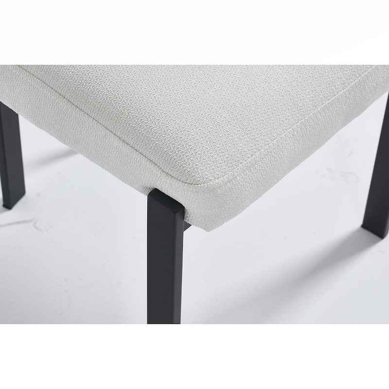 2PCS Dining Chairs With Metal Legs
