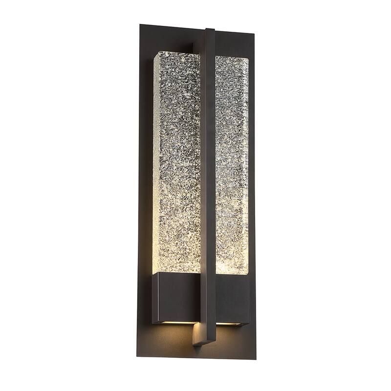Omni 16in LED Indoor or Outdoor Wall Light 3000K in Bronze - Bronze - 20-inch
