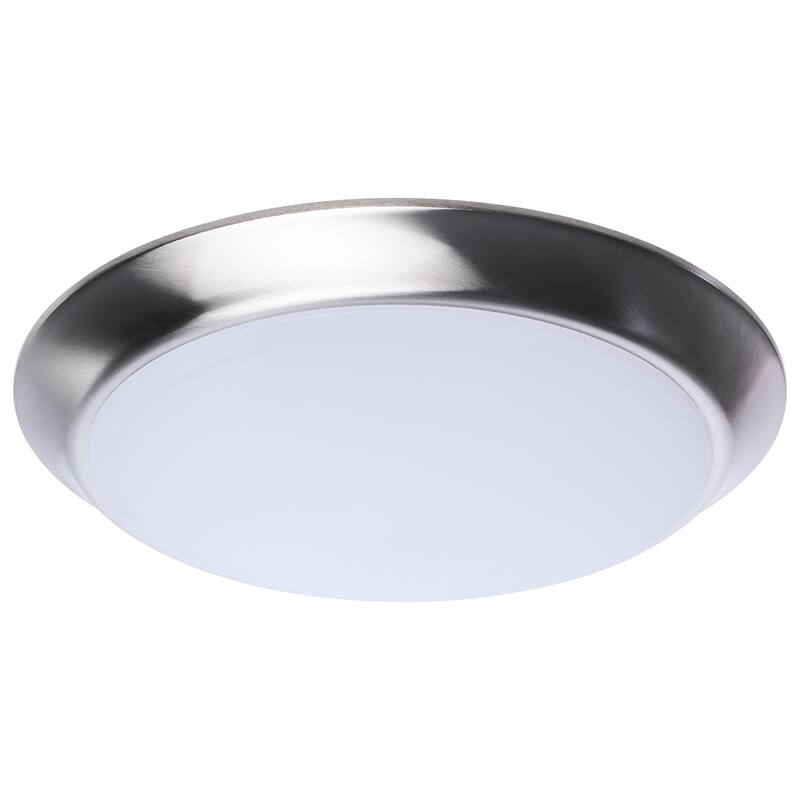 10 Inch LED Disk Light 27K/3K/35K/4K/5K CCT Selectable Brushed Nickel - Brushed Nickel - Brushed Nickel