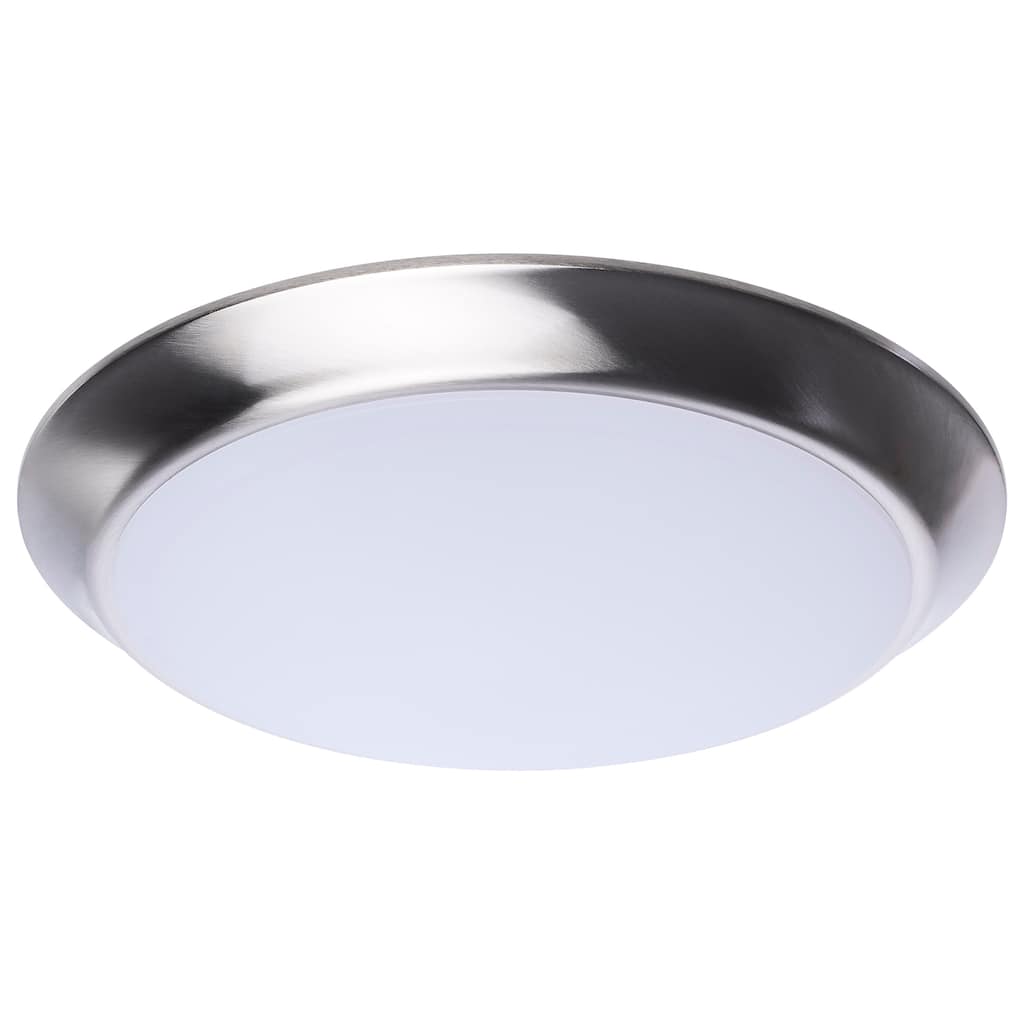 10 Inch LED Disk Light 27K/3K/35K/4K/5K CCT Selectable Brushed Nickel - Brushed Nickel