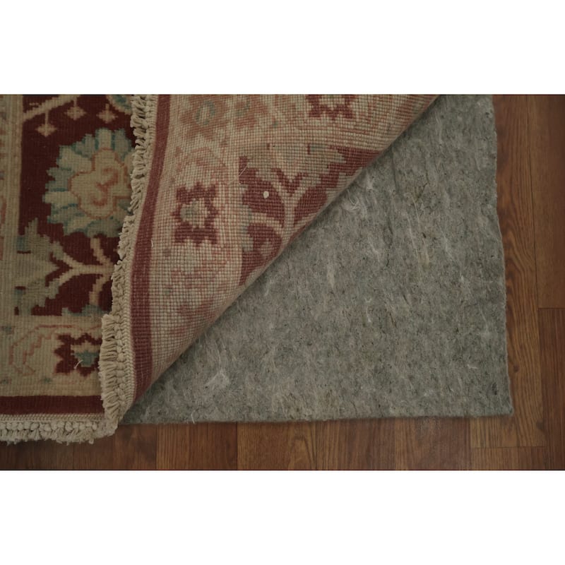 Hand Knotted Oriental 100% Wool Carpet Traditional All-Over Brown Ziegler Area Rug - 3' 7'' X 2' 2''