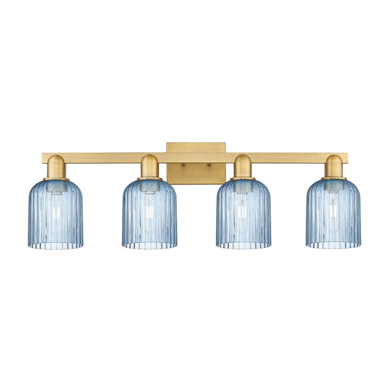 Innovations Lighting Downtown Urban - Bridal Veil - 4 Light 32" Bath Vanity Light