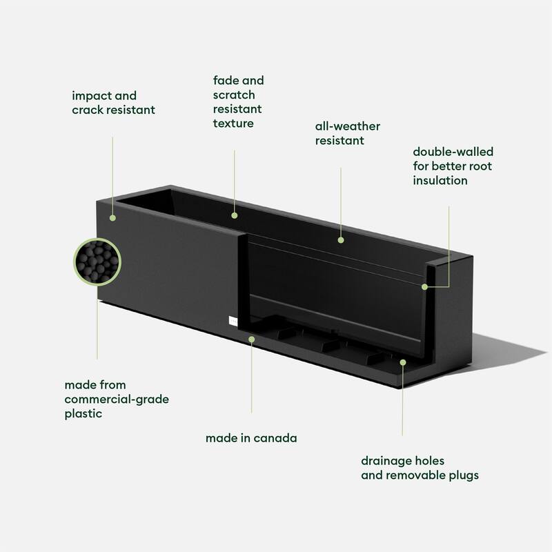 Block Series Window Box Planter
